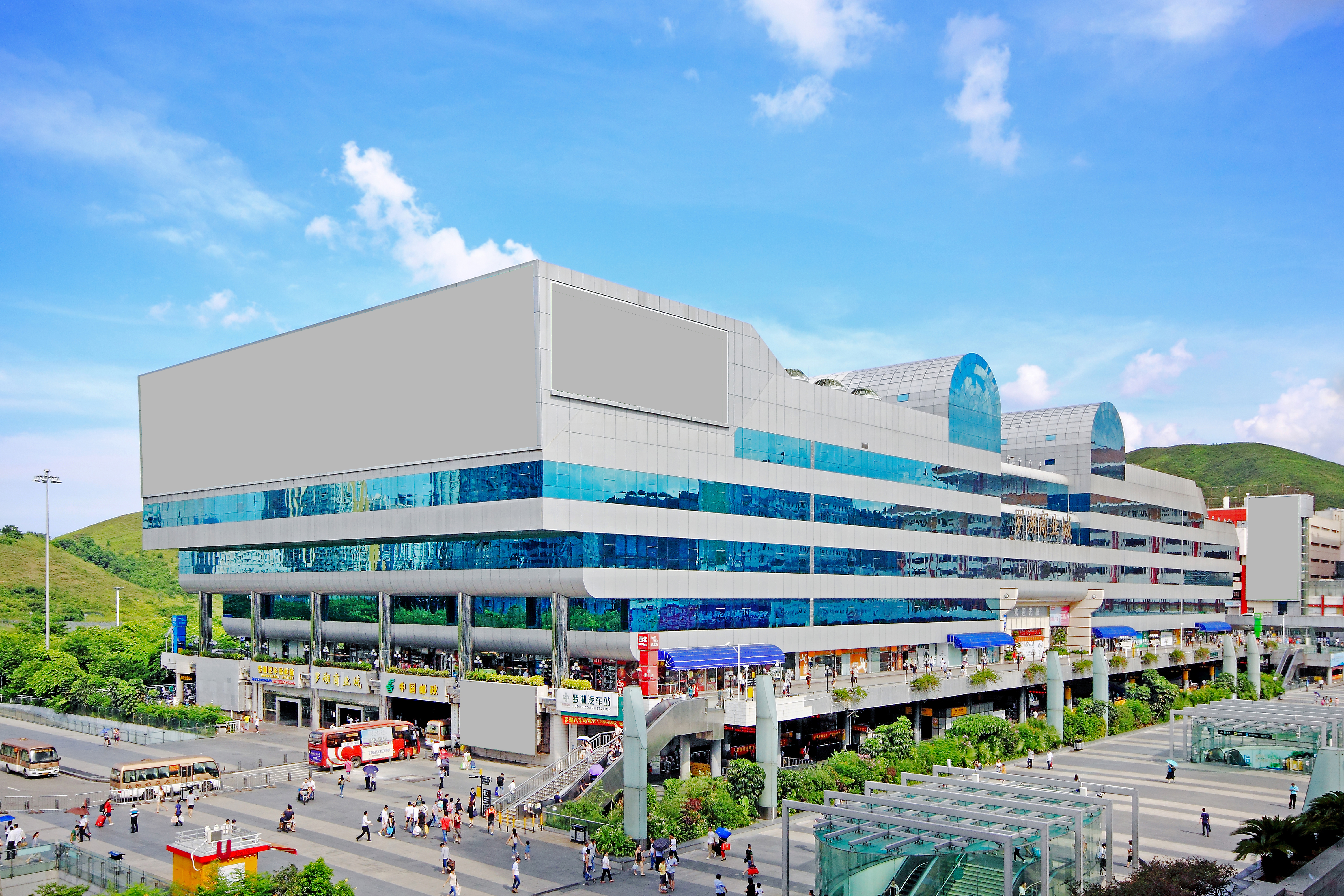 罗湖商业城建筑外观 - 深圳罗湖口岸大型综合商业中心